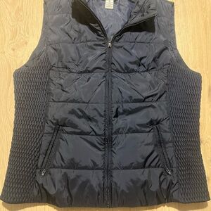 Liz Claiborne Dark Blue Quilted Vest